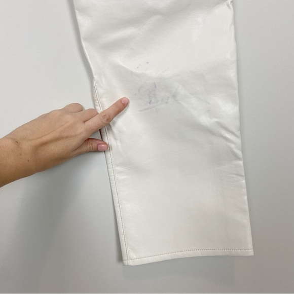 FLAW AGOLDE Recycled Leather 90's Pinch Waist in Lace Size 28 - Picture 7 of 14